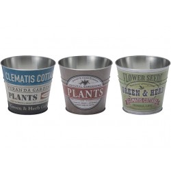 Brick pot cover No. 4 retro flower