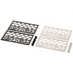 Decorative lattice fence