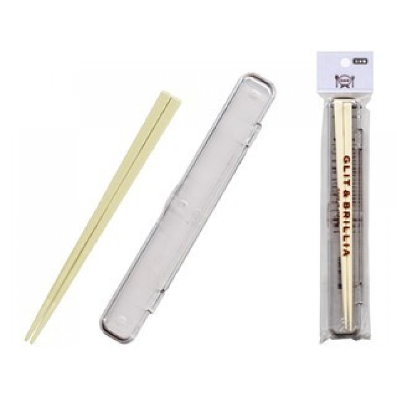 Chopsticks with case Beige