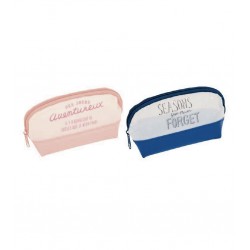 Pastel Milky Shell Type Mini Pouch 7 × 14 × 4.5 cm