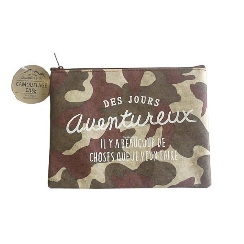 Camouflage free case L 16 cm x 21 cm 