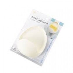 Oval type soap holder with suction cup
