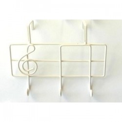 Door Hook Triple Musical Note Design