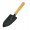 Wooden handle transplant trowel (thin)