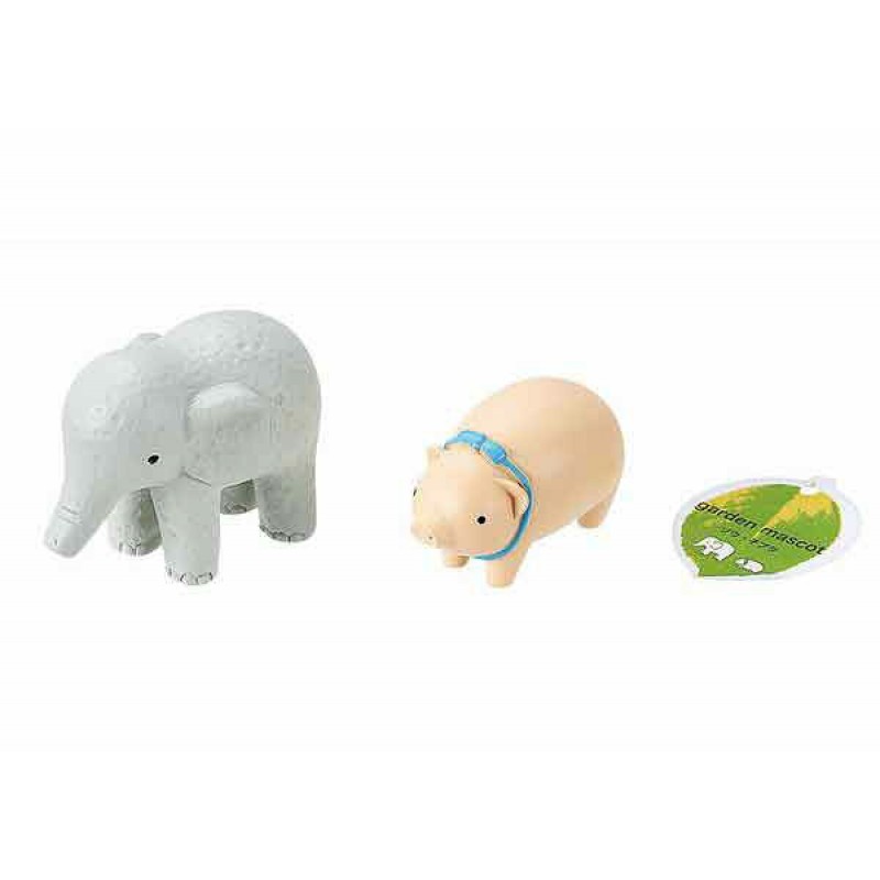 Garden mascot elephant, piglet