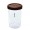 Plastic Storage Slim Pot -Brown