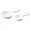 Measuring Spoon skillet design set White