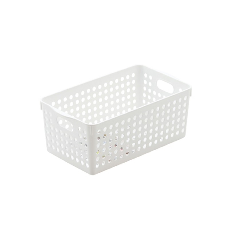 Basket case wide white