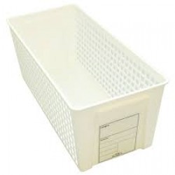 Trim basket slim white