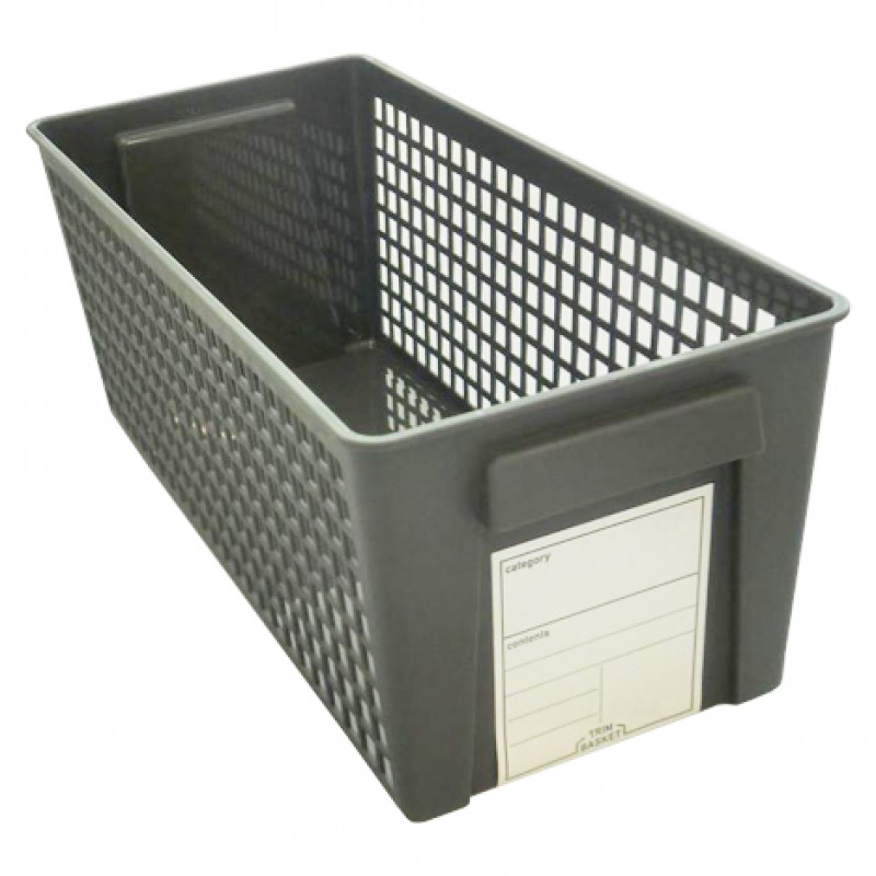 Trim basket slim black