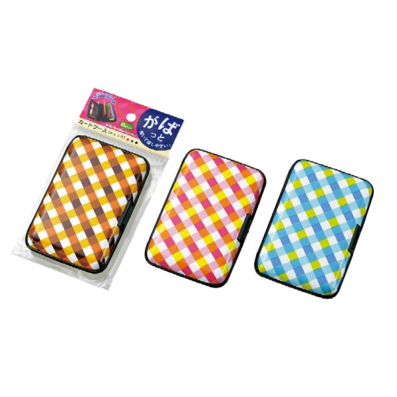 Card case checkered