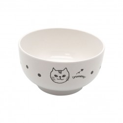 Bowl White Cat 105xH57mm 300ml