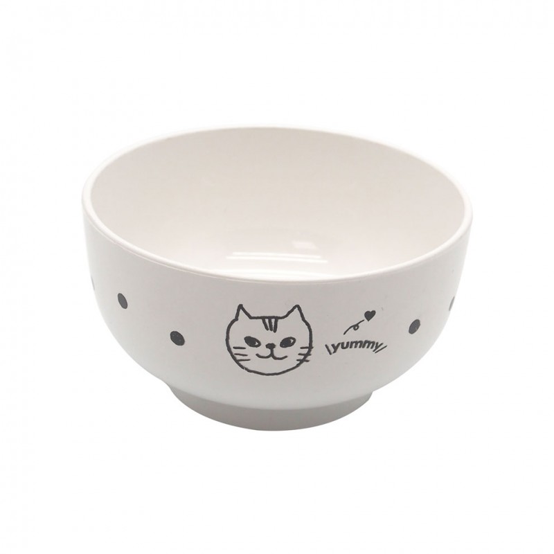 Bowl White Cat 105xH57mm 300ml