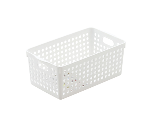 Basket case wide white